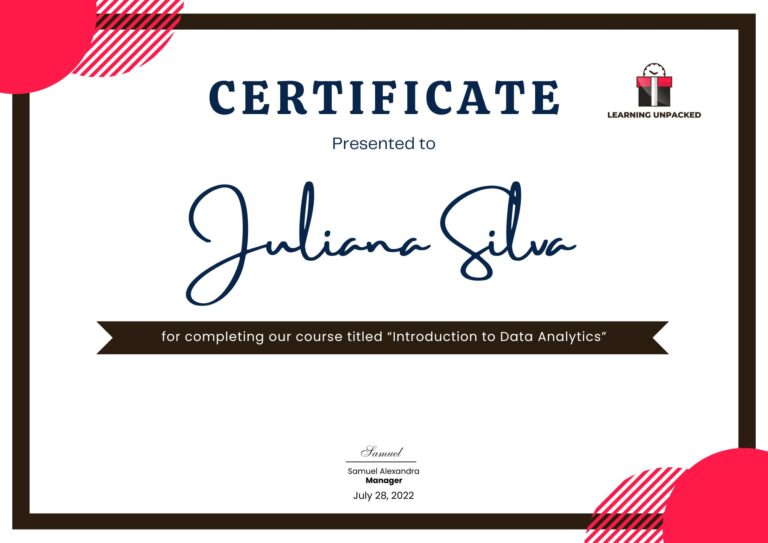 PDF Certificate